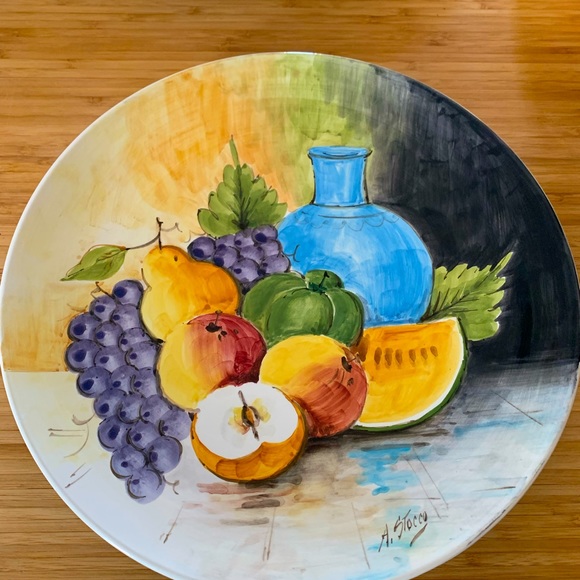 Vintage Capodimonte Plate - Picture 5 of 6